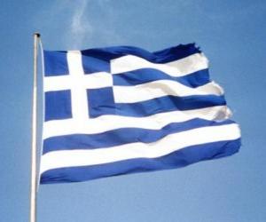 пазл Флаг Греции